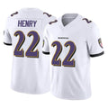Elroe B.Ravens #22 Derrick Henry Player White Limited Home Game Stitched Jerseys