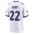 Elroe B.Ravens #22 Derrick Henry White Game Stitched Jerseys