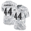 Elroe B.Ravens #44 Marlon Humphrey Player Arctic Camo Salute to Service Limited Stitched Jerseys