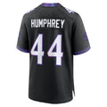 Elroe B.Ravens #44 Marlon Humphrey Player Black Home Game Stitched Jerseys
