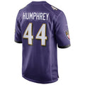 Elroe B.Ravens #44 Marlon Humphrey Player Purple Alternate Home Game Stitched Jerseys