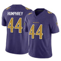 Elroe B.Ravens #44 Marlon Humphrey Player Purple Legend Limited Home Game Stitched Jerseys