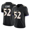 Elroe B.Ravens #52 Ray Lewis Player Black Vapor F.U.S.E. Limited Game Stitched Jerseys