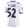 Elroe B.Ravens #52 Ray Lewis Player White  Vapor F.U.S.E. Limited Home Game Stitched Jerseys