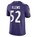 Elroe B.Ravens #52 Ray Lewis Purple Vapor F.U.S.E. Stitched Retired Limited Jerseys