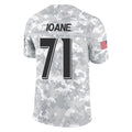 Elroe B.Ravens #71 Olaivavega Ioane Player Arctic Camo Salute to Service Limited Stitched Jerseys
