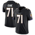 Elroe B.Ravens #71 Olaivavega Ioane Player Black Vapor Untouchable Limited Home Stitched Jerseys