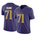 Elroe B.Ravens #71 Olaivavega Ioane Player Purple Vapor F.U.S.E. Limited Game Stitched Jerseys