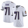 Elroe B.Ravens #71 Olaivavega Ioane Player White Vapor Untouchable Limited Game Home Stitched Jerseys