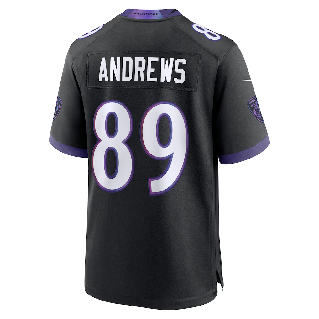Elroe B.Ravens #89 Mark Andrews Black Alternate Stitched Jerseys