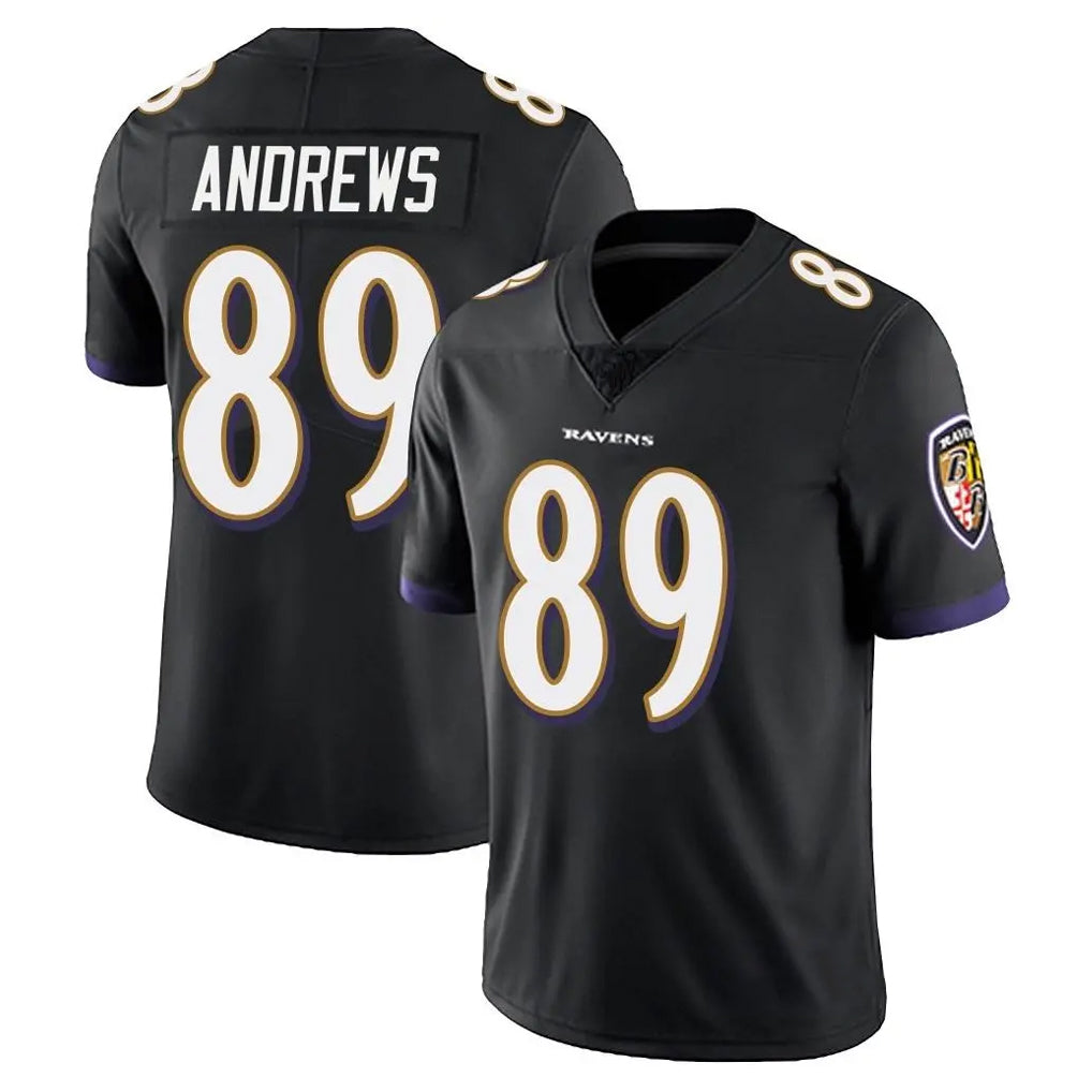 Elroe B.Ravens #89 Mark Andrews Player Black Vapor Untouchable Limited Home Stitched Jerseys