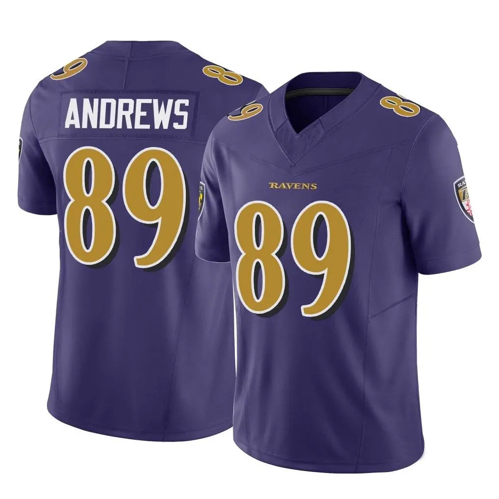 Elroe B.Ravens #89 Mark Andrews Player Purple Vapor F.U.S.E. Limited Game Stitched Jerseys