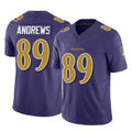 Elroe B.Ravens #89 Mark Andrews Player Purple Vapor F.U.S.E. Limited Game Stitched Jerseys