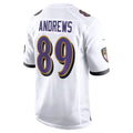 Elroe B.Ravens #89 Mark Andrews Player White Alternate Home Game Stitched Jerseys