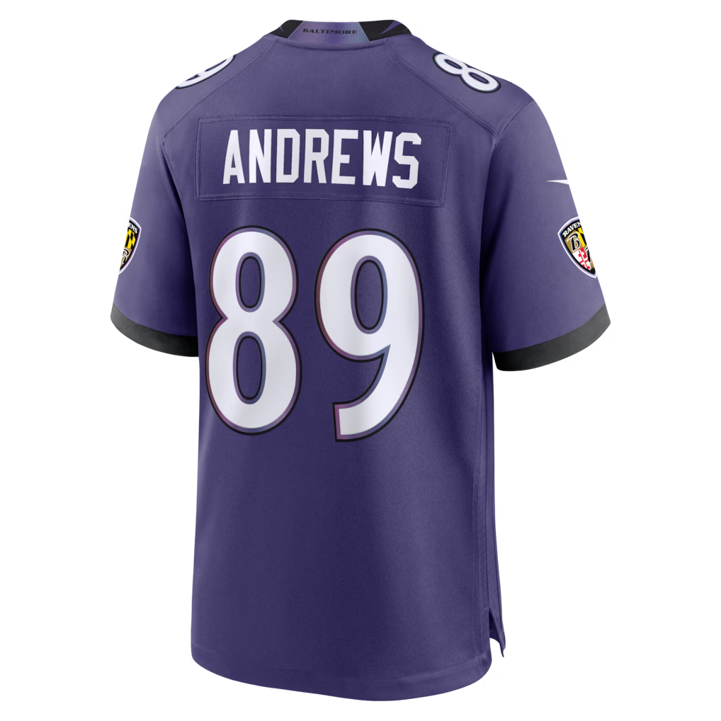 Elroe B.Ravens #89 Mark Andrews Purple Team Game Stitched Jerseys