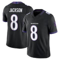 Elroe B.Ravens #8 Lamar Jackson Player Black Limited Elite Home Game Stitched Jerseys