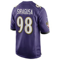 Elroe B.Ravens #98 Tony Siragusa Player Purple Alternate Home Game Stitched Jerseys