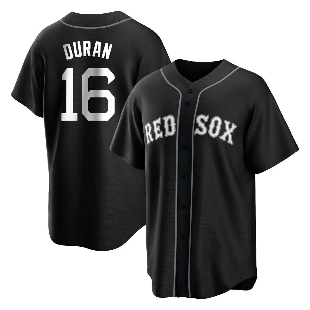 Elroe B.Red Sox #16 Jarren Duran Player Black Home Game Stitched Jerseys