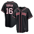 Elroe B.Red Sox #16 Jarren Duran Player Black Out Home Game Stitched Jerseys