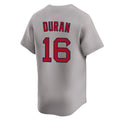 Elroe B.Red Sox #16 Jarren Duran Player Gray Road Limited Home Game Stitched Jerseys