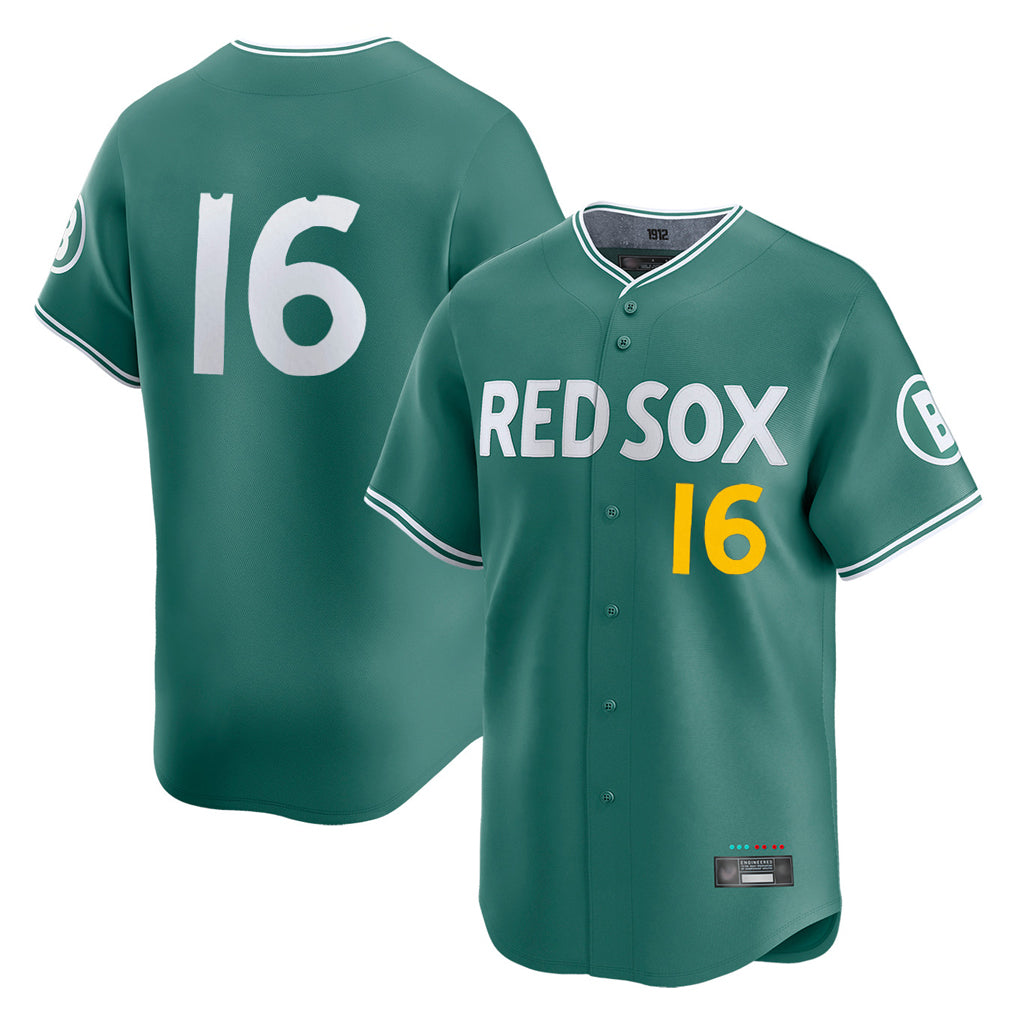 Elroe B.Red Sox #16 Jarren Duran Player Green City Connect Limited Home Game Stitched Jersey