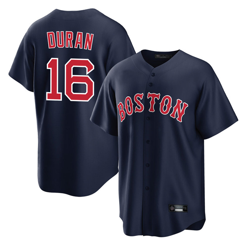 Elroe B.Red Sox #16 Jarren Duran Player Navy Home Game Stitched Jersey