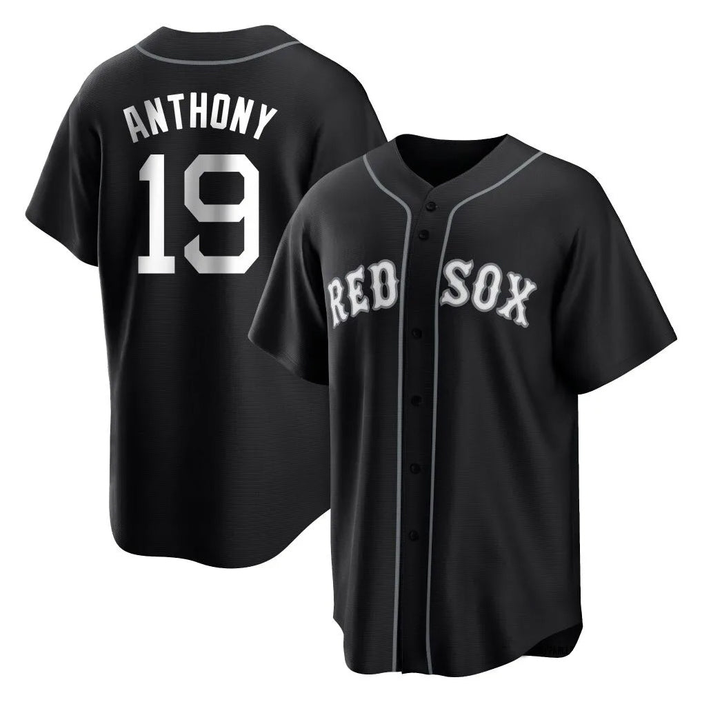 Elroe B.Red Sox #19 Roman Anthony Player Black Home Game Stitched Jerseys
