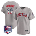 Elroe B.Red Sox #19 Roman Anthony Player Gray Road USA 250 Fourth of July Limited Home Game Stitched Jerseys