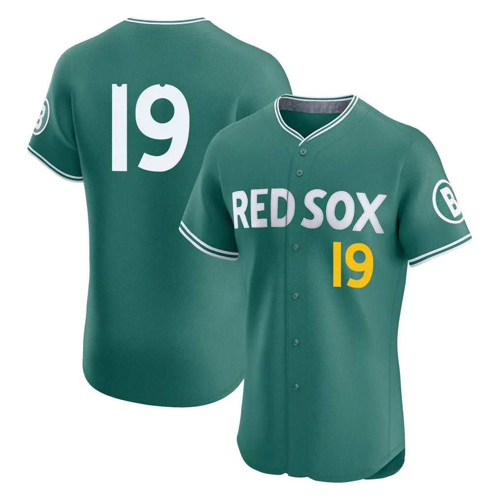 Elroe B.Red Sox #19 Roman Anthony Player Green City Connect Limited Elite Home Game Stitched Jerseys