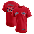 Elroe B.Red Sox #22 Garrett Whitlock Player Red Limited Elite Home Game Stitched Jerseys