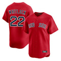 Elroe B.Red Sox #22 Garrett Whitlock Player Red Limited Home Game Stitched Jerseys