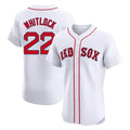 Elroe B.Red Sox #22 Garrett Whitlock Player White Limited Elite Home Game Stitched Jerseys