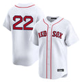 Elroe B.Red Sox #22 Garrett Whitlock Player White Limited Home Game Stitched Jerseys