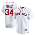 Elroe B.Red Sox #34 David Ortiz Player White Limited Home Game Stitched Jerseys