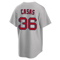 Elroe B.Red Sox #36 Triston Casas Player Gray Road Home Game Stitched Jerseys