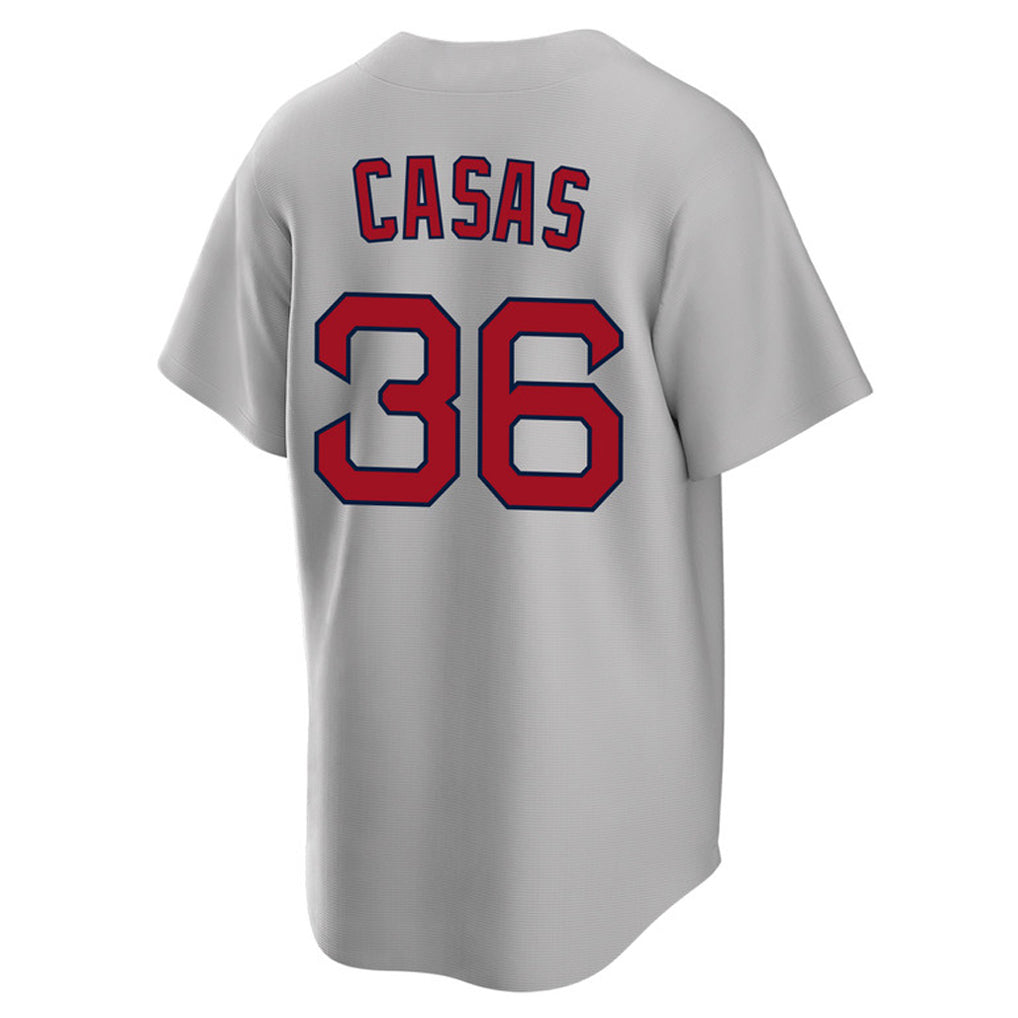 Elroe B.Red Sox #36 Triston Casas Player Gray Road Home Game Stitched Jerseys