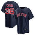 Elroe B.Red Sox #36 Triston Casas Player Navy Home Game Stitched Jersey