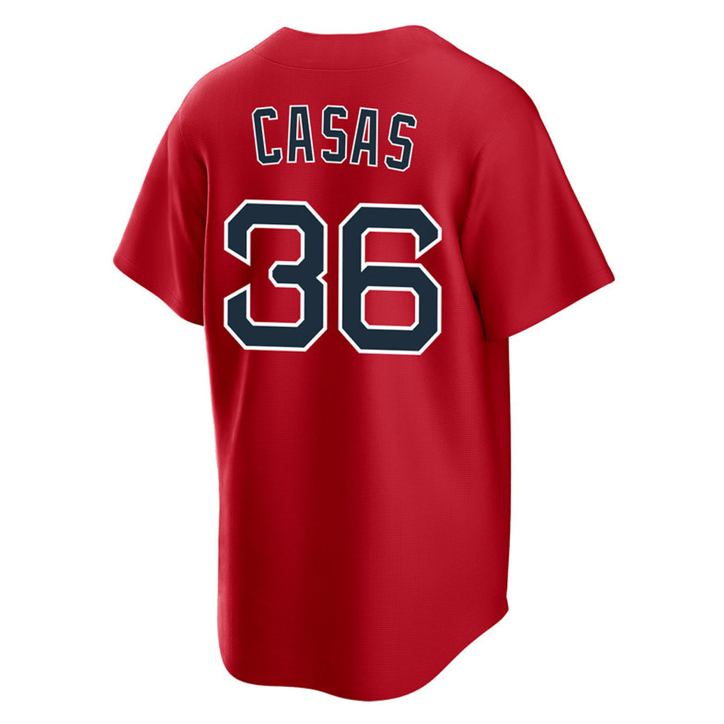 Elroe B.Red Sox #36 Triston Casas Player Red Home Game Stitched Jerseys