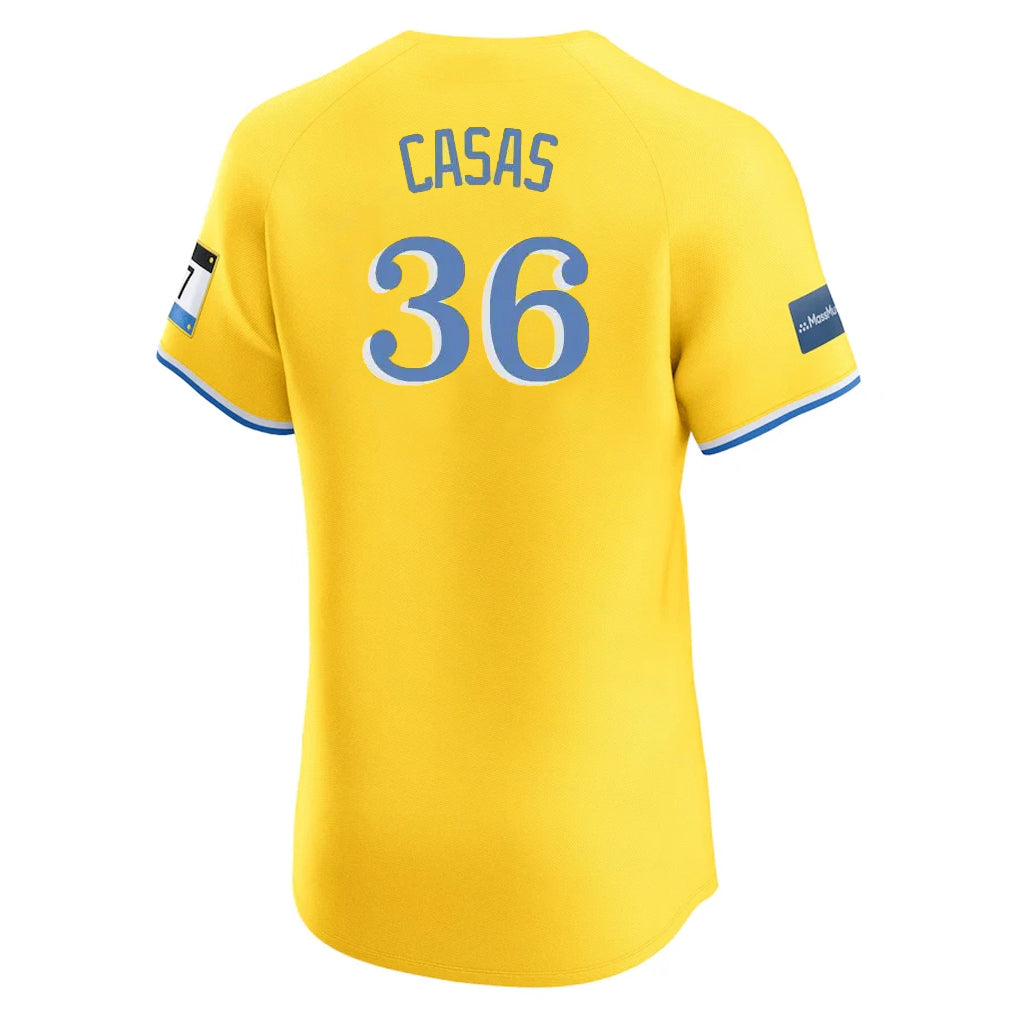 Elroe B.Red Sox #36 Triston Casas Player Yellow Limited Elite Home Game Stitched Jerseys