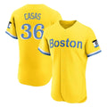 Elroe B.Red Sox #36 Triston Casas Player Yellow Limited Elite Home Game Stitched Jersey