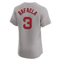Elroe B.Red Sox #3 Ceddanne Rafaela Player Gray Road Limited Elite Home Game Stitched Jerseys