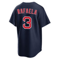 Elroe B.Red Sox #3 Ceddanne Rafaela Player Navy Home Game Stitched Jerseys