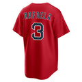 Elroe B.Red Sox #3 Ceddanne Rafaela Player Red Home Game Stitched Jerseys