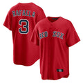 Elroe B.Red Sox #3 Ceddanne Rafaela Player Red Home Game Stitched Jersey