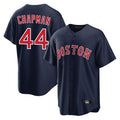 Elroe B.Red Sox #44 Aroldis Chapman Player Navy Home Game Stitched Jerseys