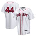 Elroe B.Red Sox #44 Aroldis Chapman Player White Home Game Stitched Jerseys