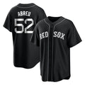 Elroe B.Red Sox #52 Wilyer Abreu Player Black Home Game Stitched Jerseys