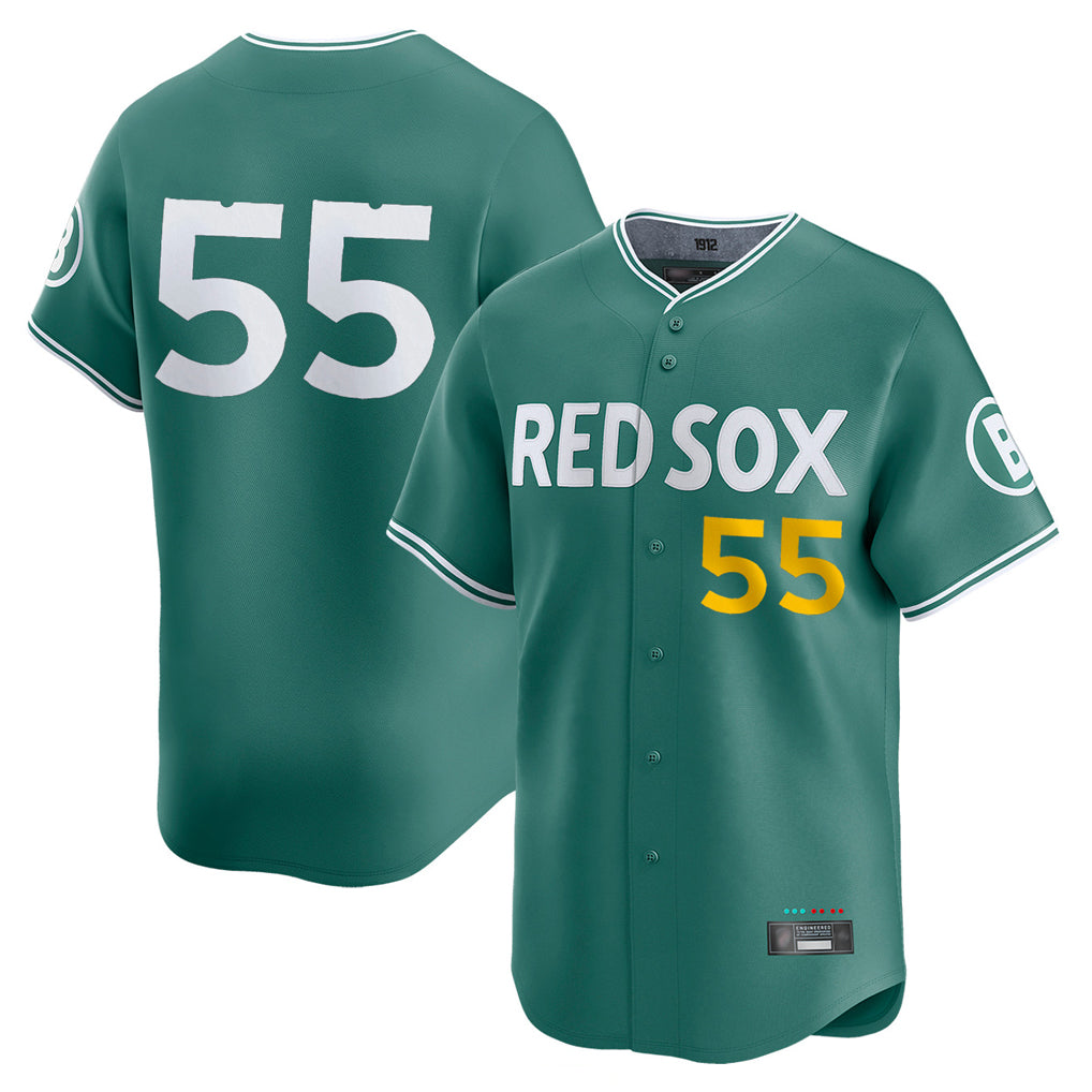 Elroe B.Red Sox #55 Ranger Su¡§¡érez Player Green City Connect Limited Home Game Stitched Jerseys
