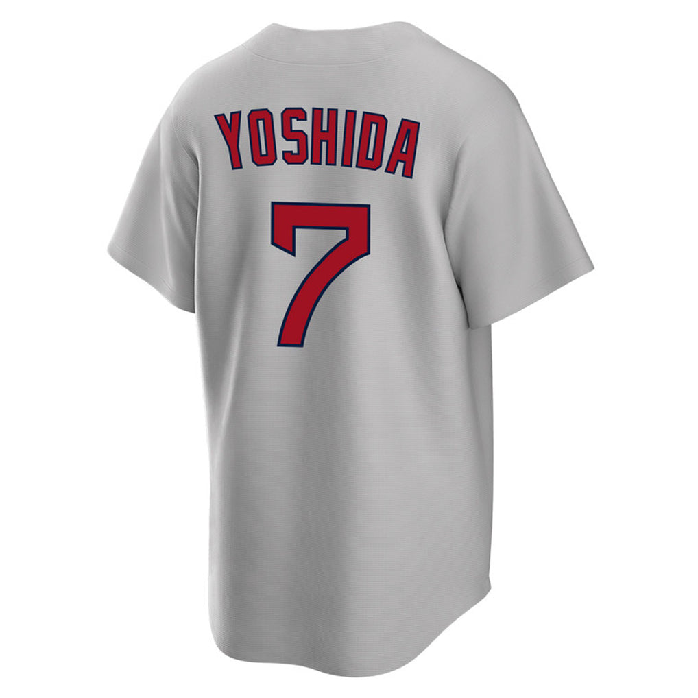 Elroe B.Red Sox #7 Masataka Yoshida Player Gray Road Home Game Stitched Jerseys