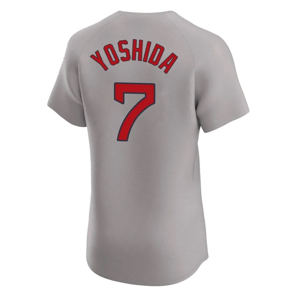 Elroe B.Red Sox #7 Masataka Yoshida Player Gray Road Limited Elite Home Game Stitched Jerseys